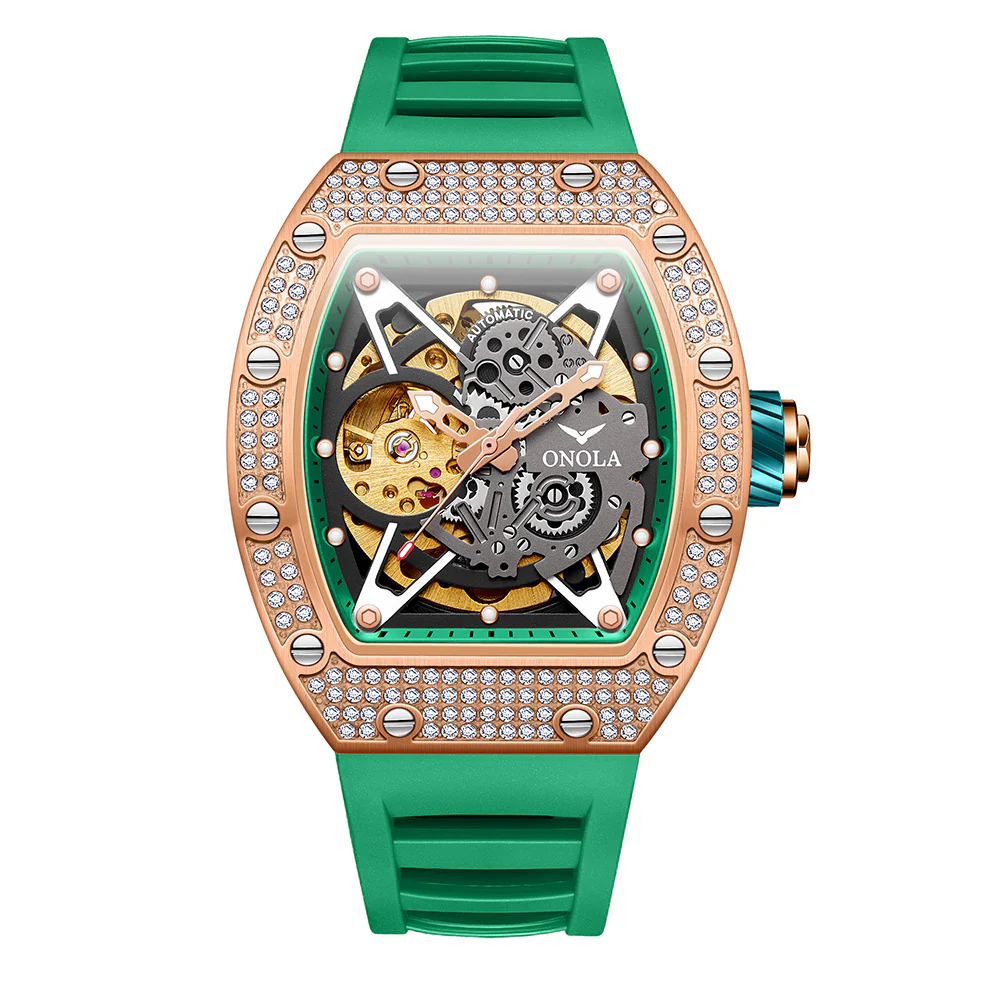 Onola Fully-jewelled Automatic Mechanical Watch for Men - Image 4