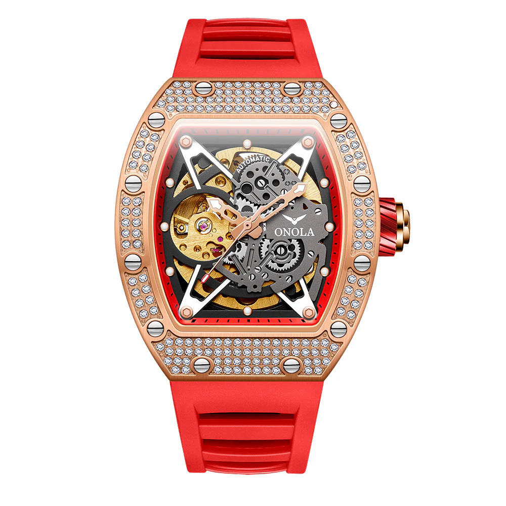 Onola Fully-jewelled Automatic Mechanical Watch for Men - Image 5