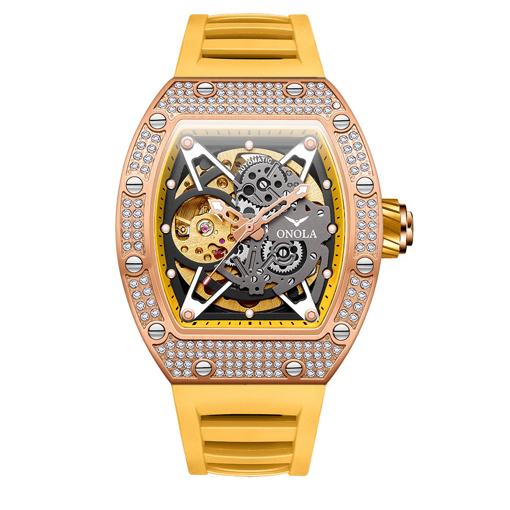 Onola Fully-jewelled Automatic Mechanical Watch for Men - Image 6