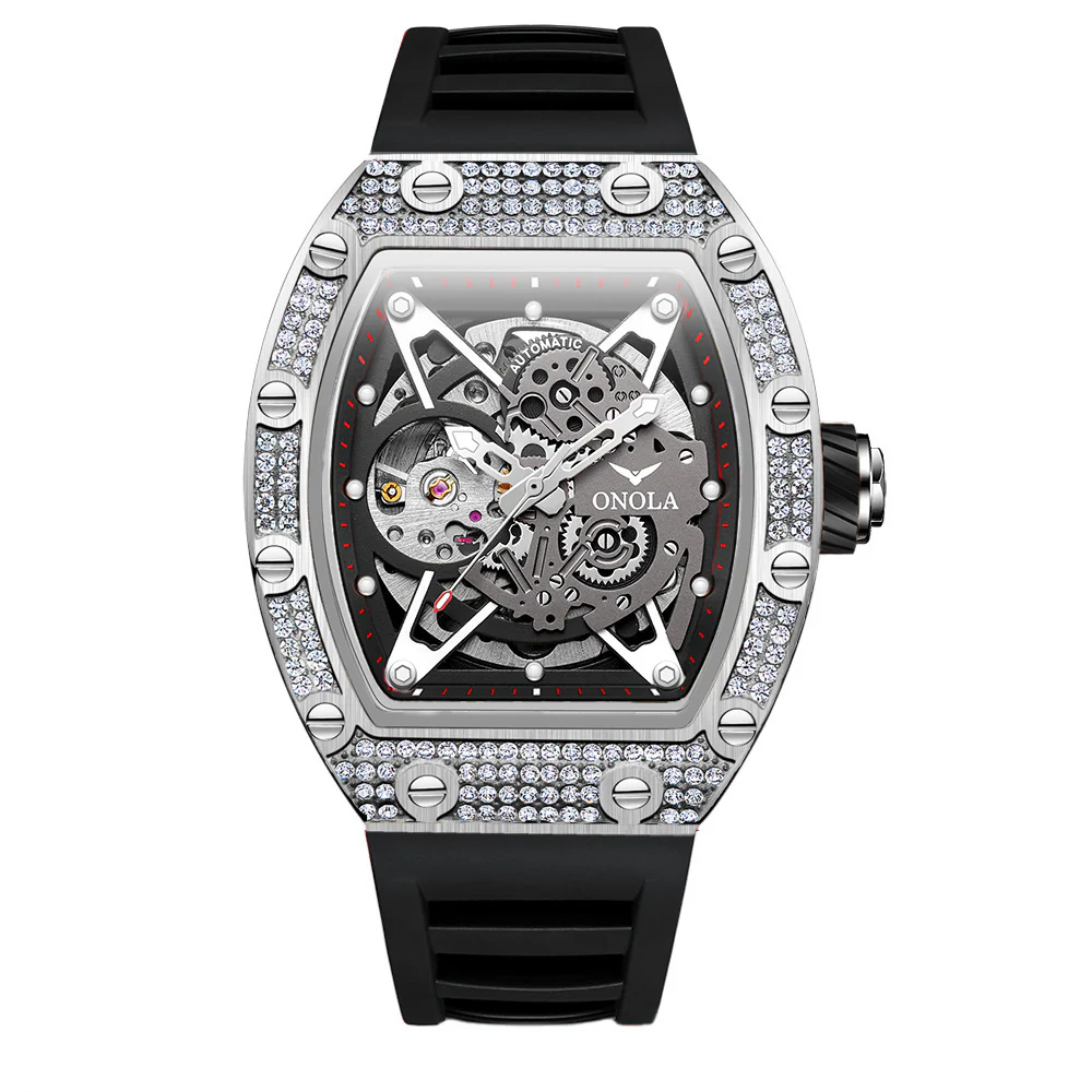 Onola Fully-jewelled Automatic Mechanical Watch for Men - Image 7