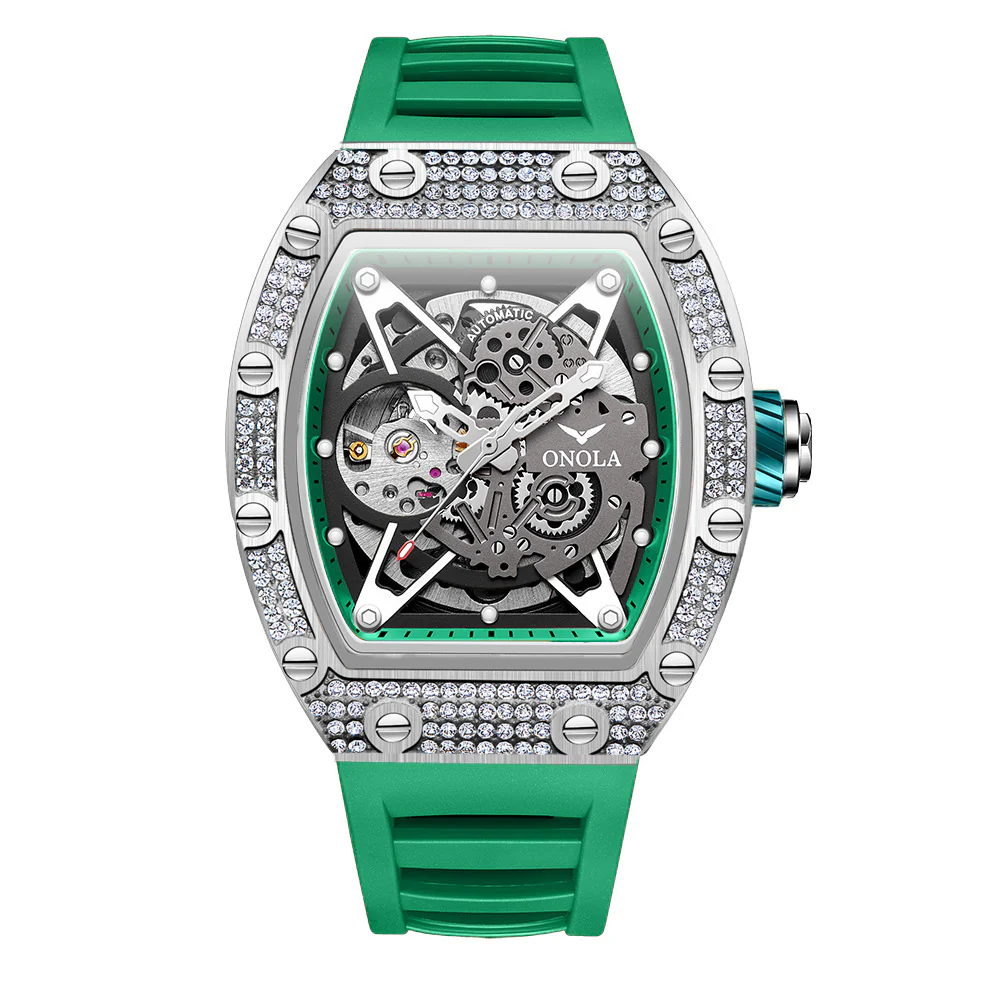 Onola Fully-jewelled Automatic Mechanical Watch for Men - Image 9
