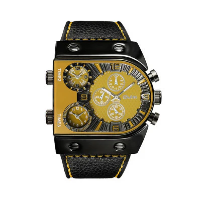 Oulm U Shape Quartz Multifunction Watch For Men 9315 - Image 13