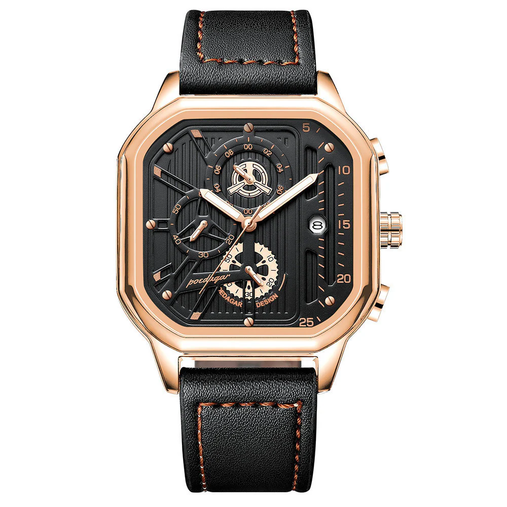 POEDAGAR 628 Multifunctional Quartz watch for men - Image 4