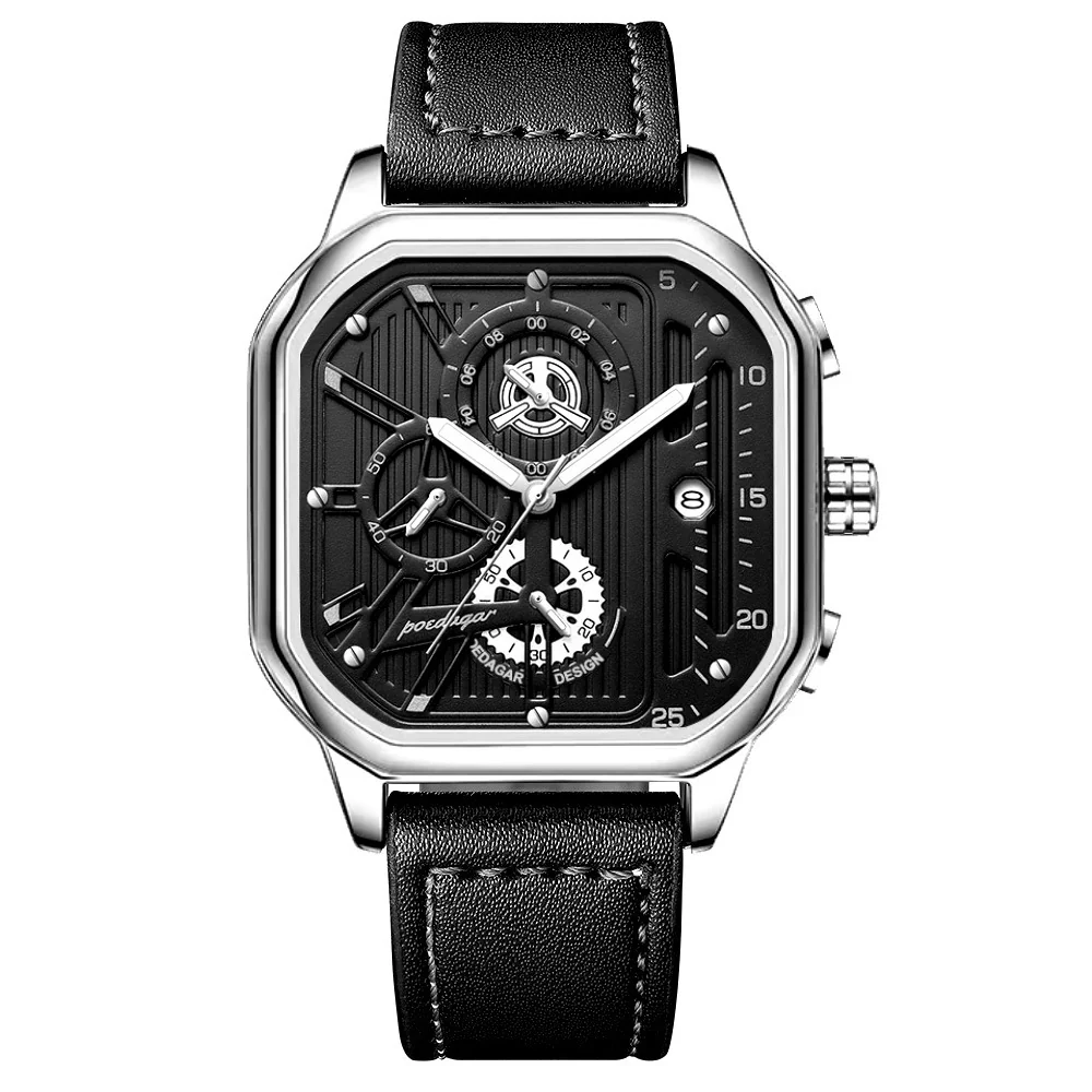 POEDAGAR 628 Multifunctional Quartz watch for men - Image 5