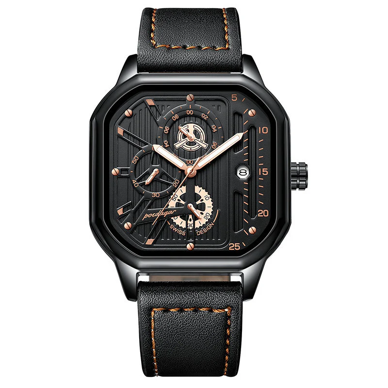 POEDAGAR 628 Multifunctional Quartz watch for men - Image 6