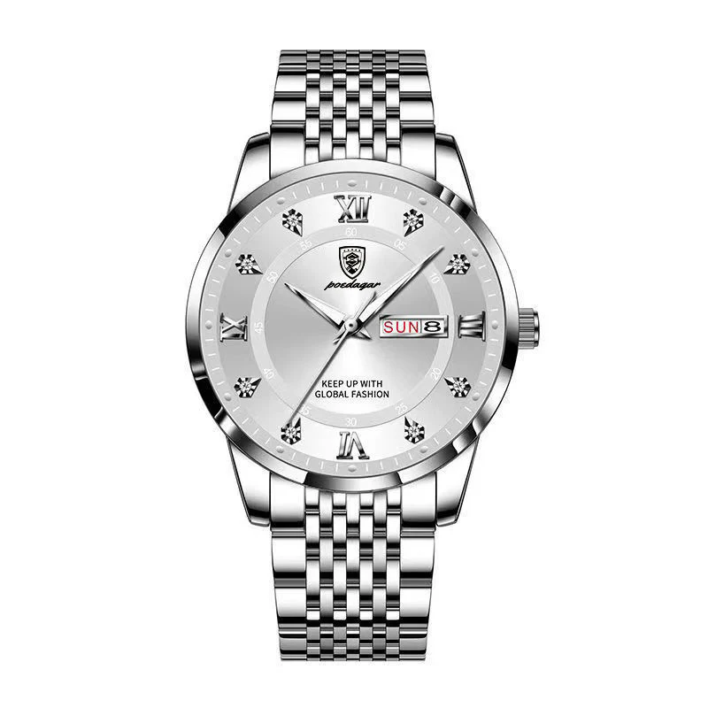 Poedagar 836  Luminous Korean Fashion Quartz watch for Men - Image 10