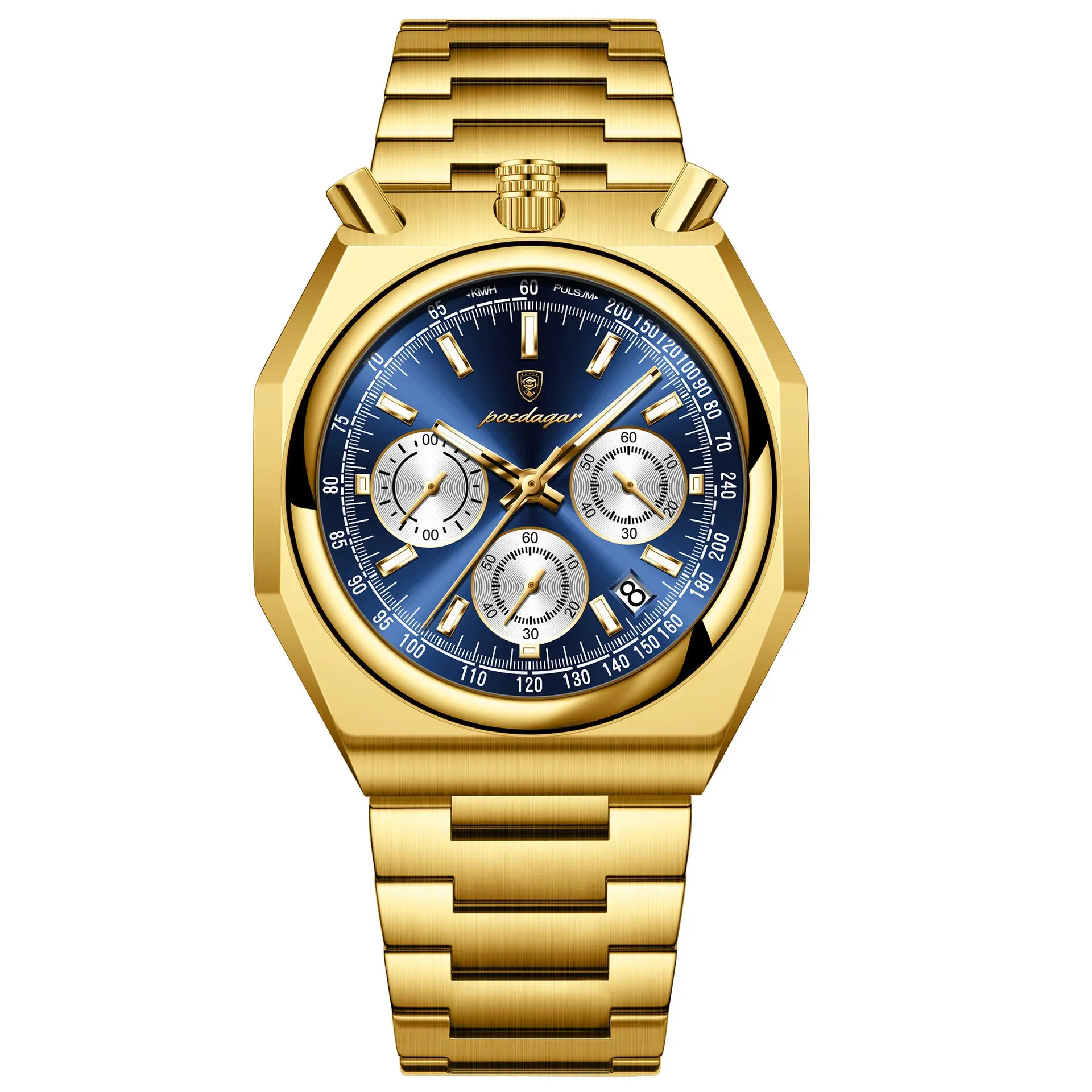 Poedagar 897 Luminous Quartz watch for Men - Image 5