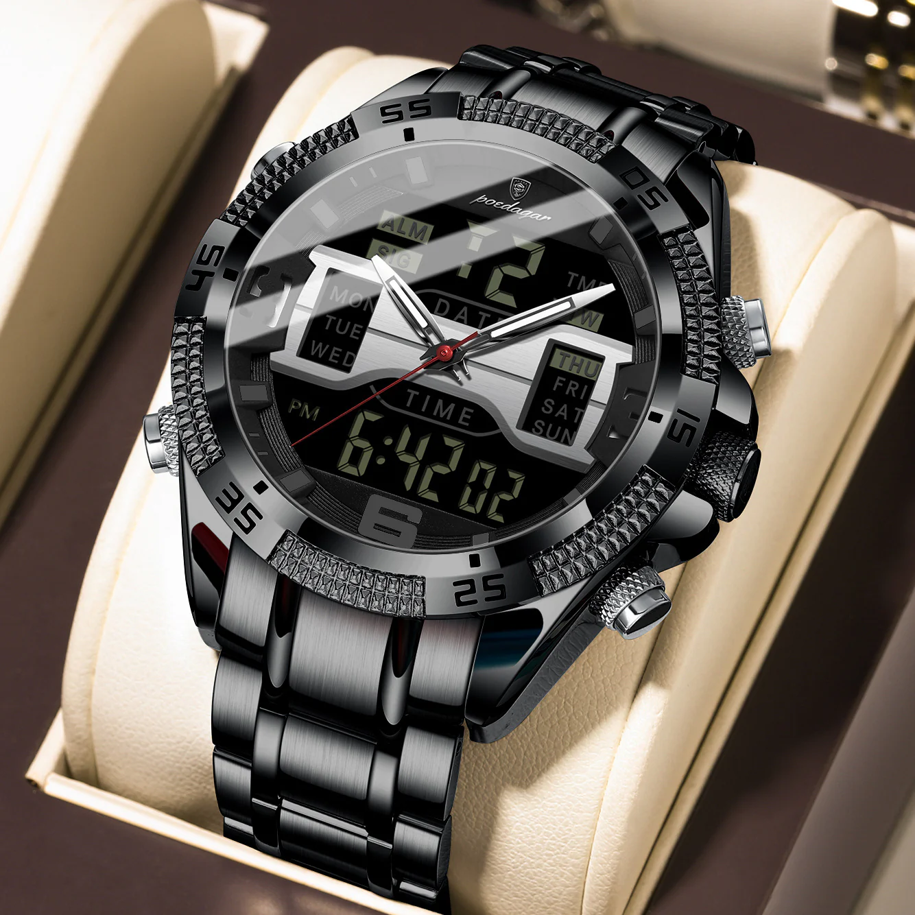 Poedagar E103 Multifunctional Sports watch for Men - Image 10
