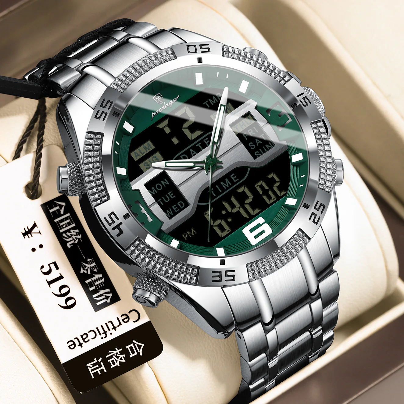 Poedagar E103 Multifunctional Sports watch for Men - Image 11