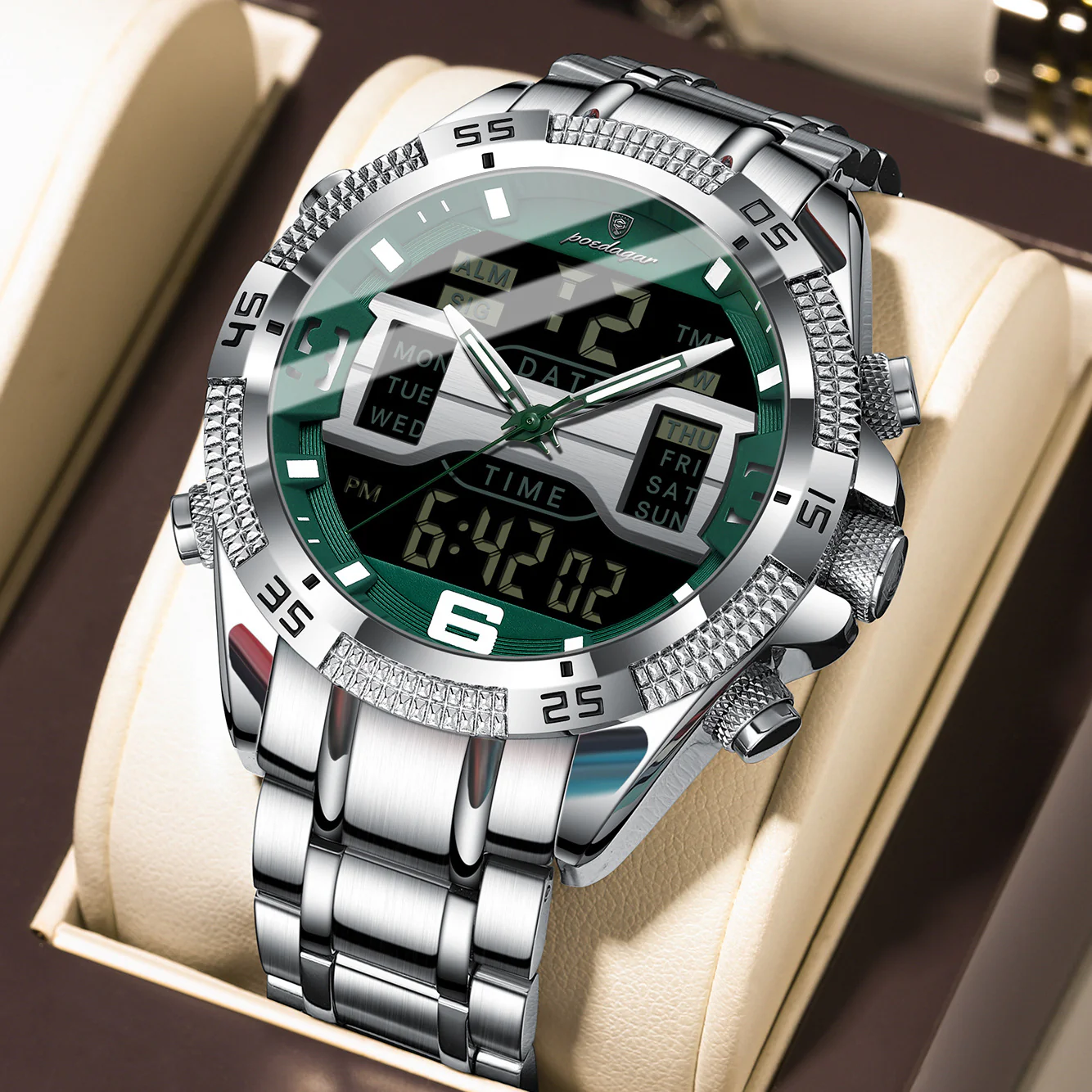 Poedagar E103 Multifunctional Sports watch for Men - Image 2