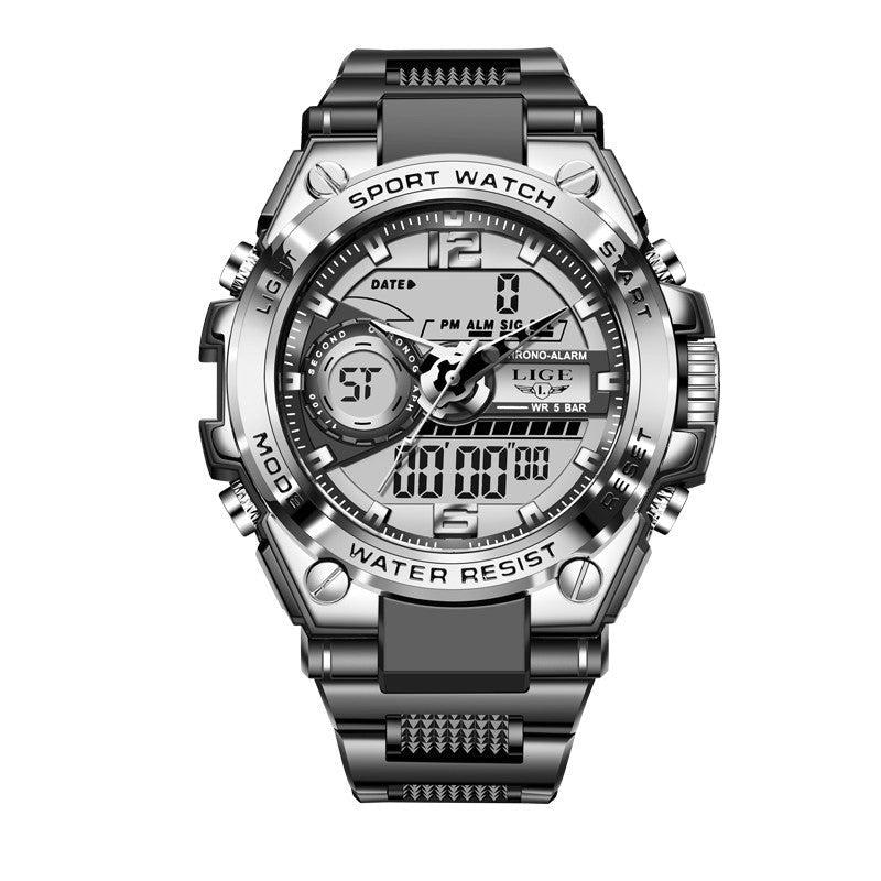 Lige 8922 Analog Digital Quartz Watch Waterproof Watch For Men - Image 6