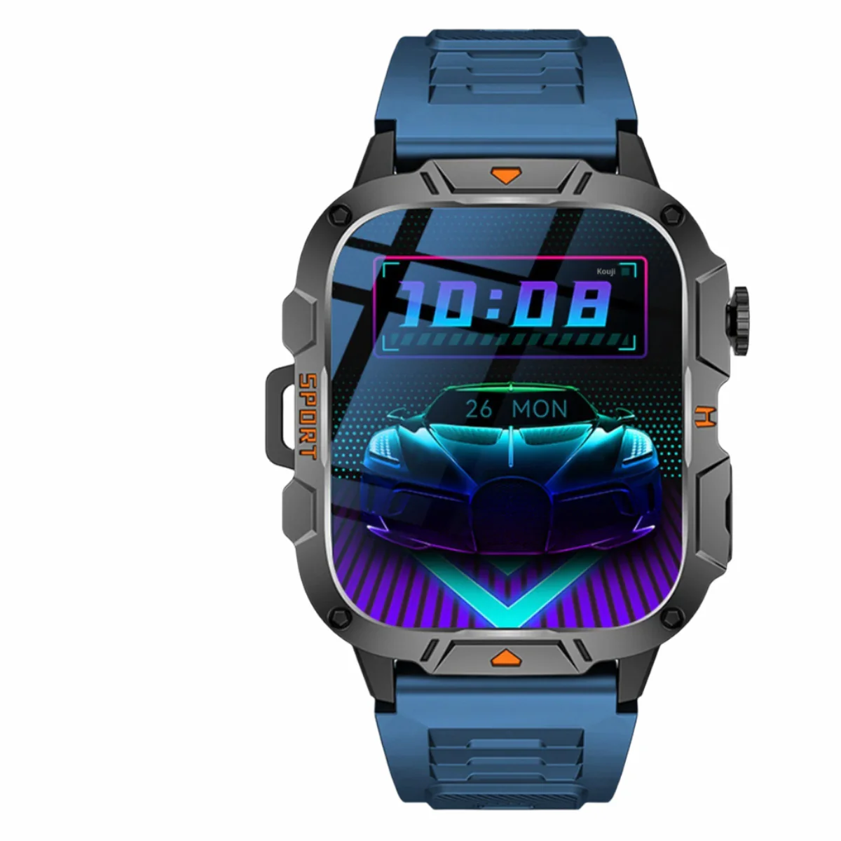 QX12 Square Large Screen Multi-function Sports Running Heart Rate Smart Watch - Image 10