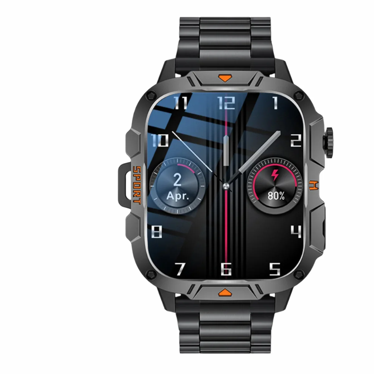 QX12 Square Large Screen Multi-function Sports Running Heart Rate Smart Watch - Image 9