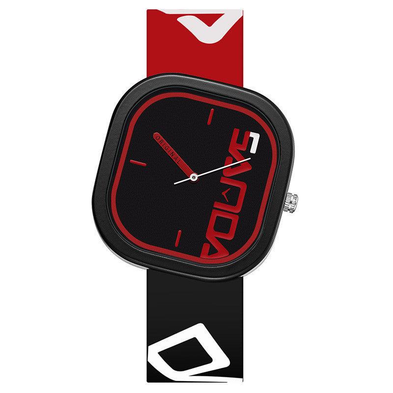 Sanda Silicone Square Fashion Trend Waterproof Watch - Image 3