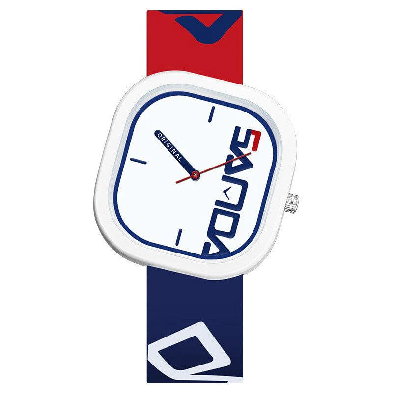 Sanda Silicone Square Fashion Trend Waterproof Watch - Image 7
