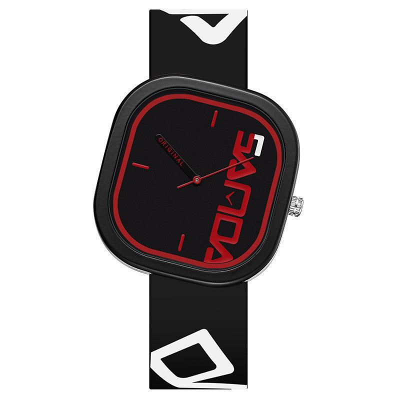 Sanda Silicone Square Fashion Trend Waterproof Watch - Image 9