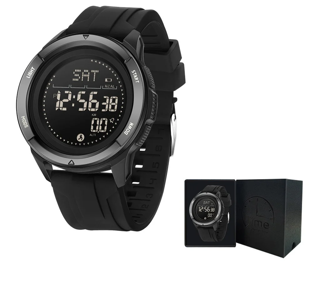 Sanda 2197 Compass Step Counter Digital Watch For Men - Image 5