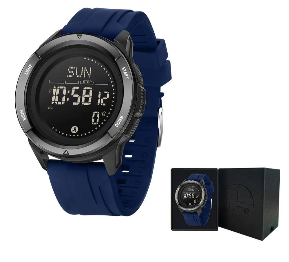 Sanda 2197 Compass Step Counter Digital Watch For Men - Image 6