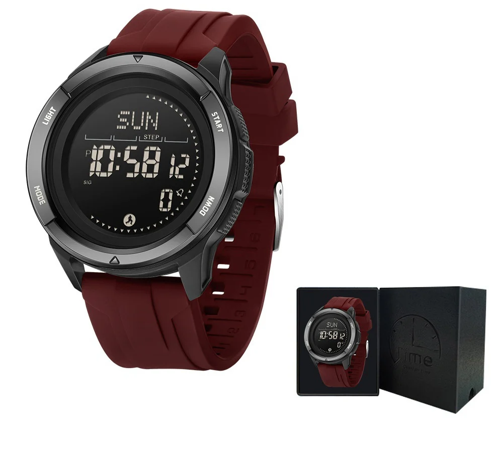 Sanda 2197 Compass Step Counter Digital Watch For Men - Image 9