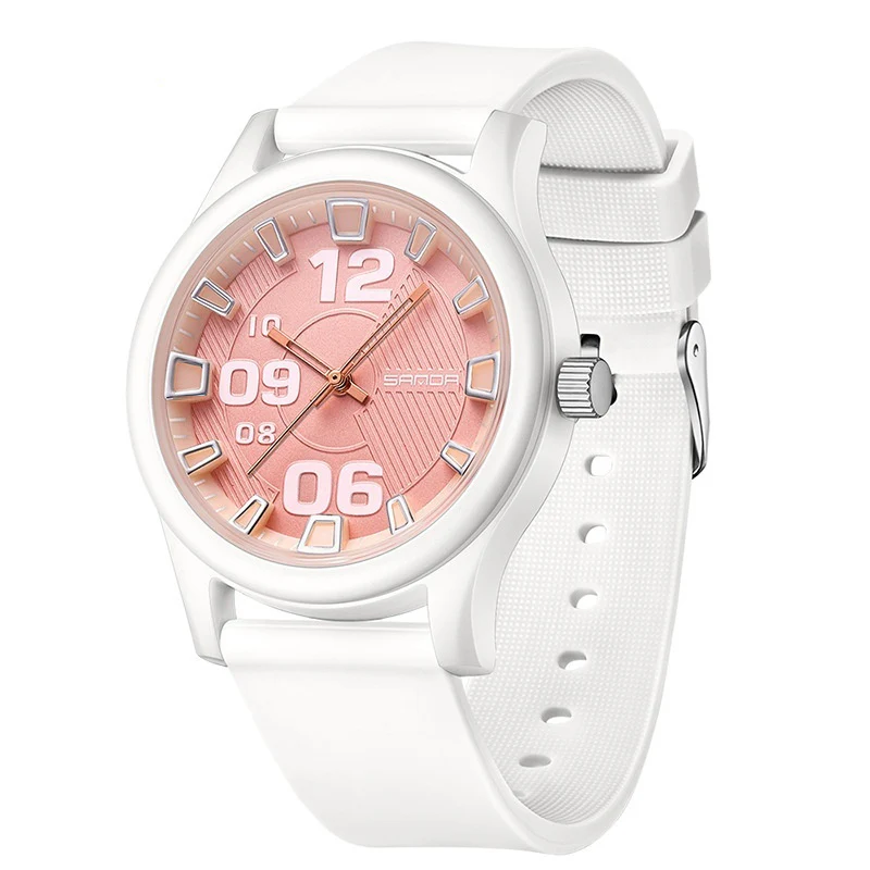 Sanda 3252 Waterproof Silicone Strap Quartz Watch For Teenagers Boys and Girls - Image 9