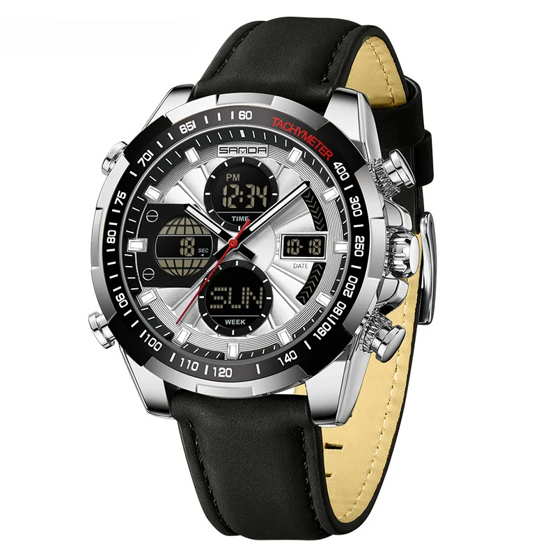 Sanda 5105 Multifunction Analog Digital Sports Watch for Men - Image 4