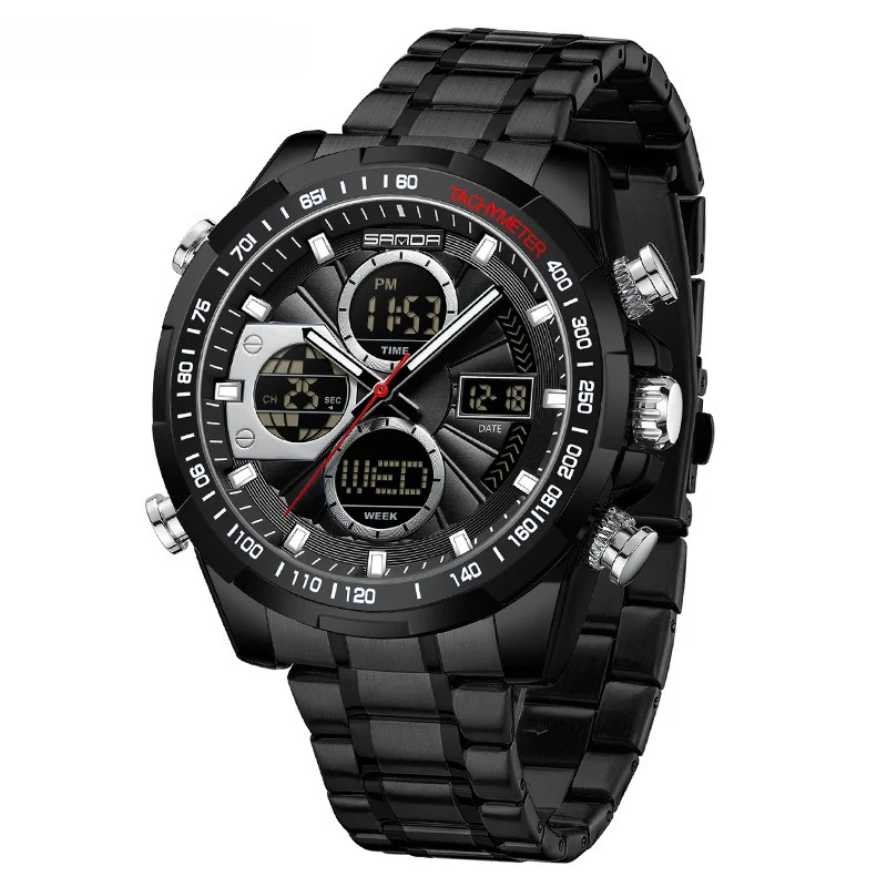 Sanda 5105 Multifunction Analog Digital Sports Watch for Men - Image 5