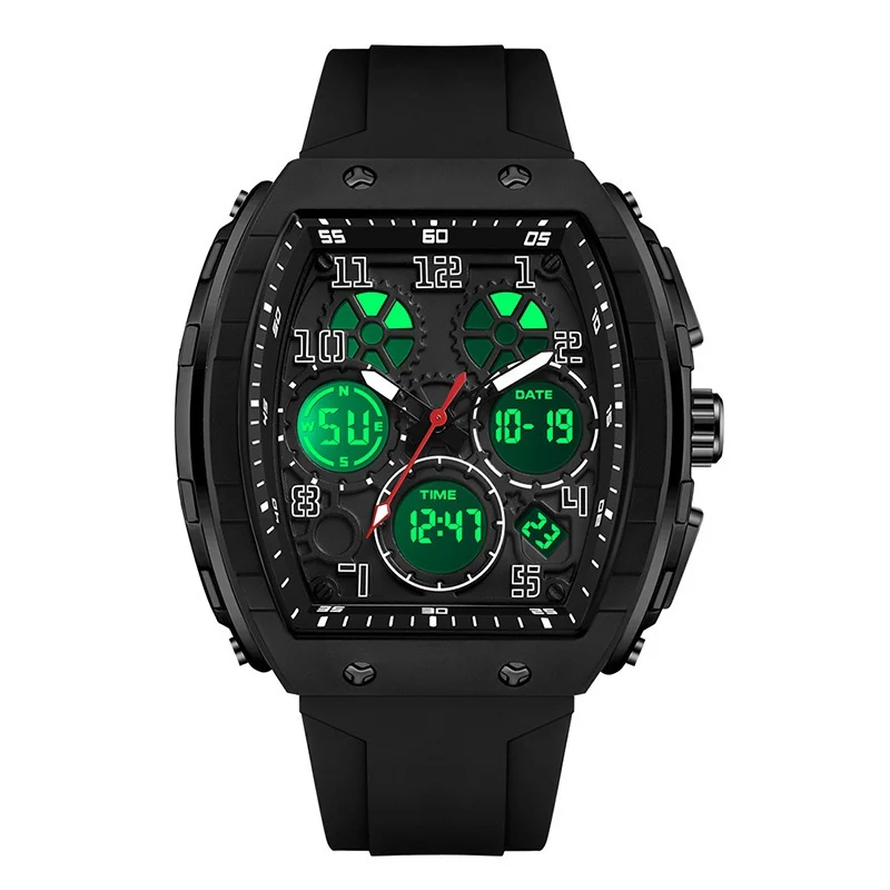 Sanda 6157 Analog Digital Sports watch for Men - Image 2