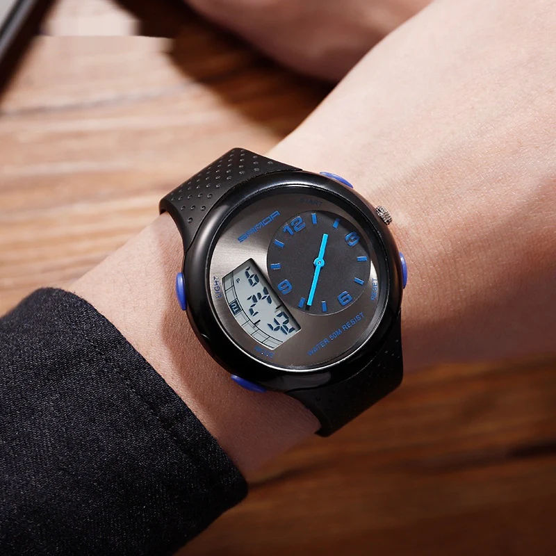 Sanda 763 Multifunctional Luminous Outdoor Sports Watch For Men