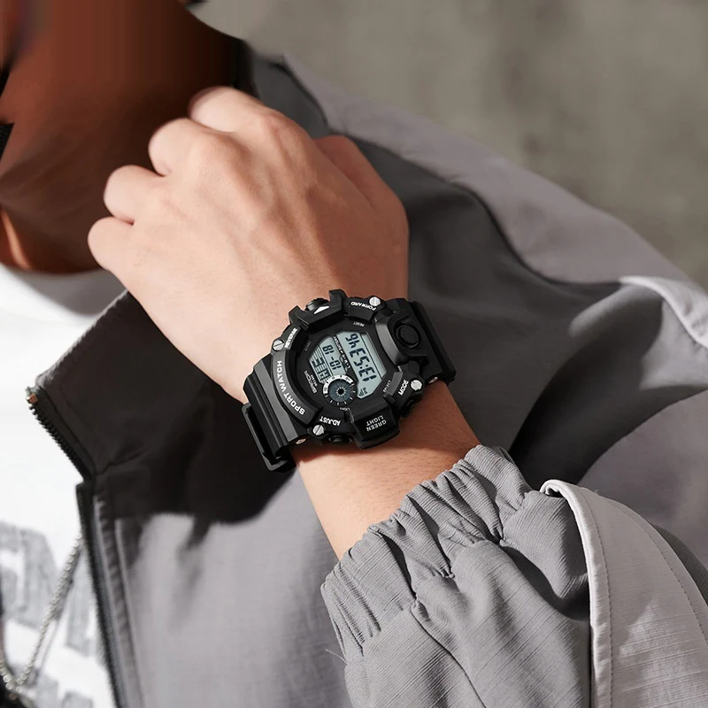 Sanda Digital waterproof watch for Teens - Image 2
