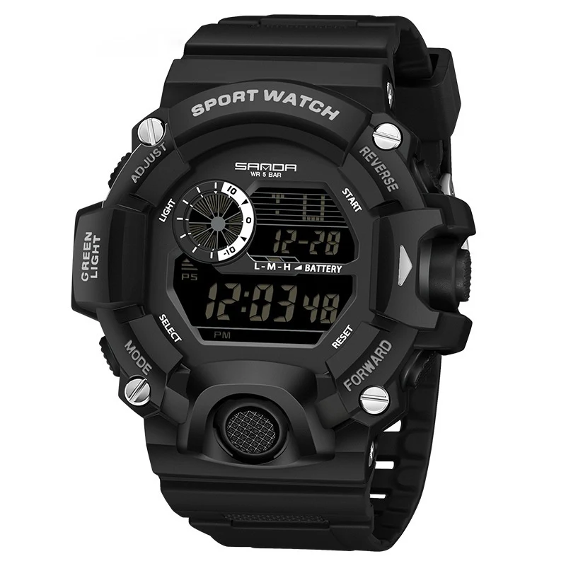Sanda Digital waterproof watch for Teens - Image 3