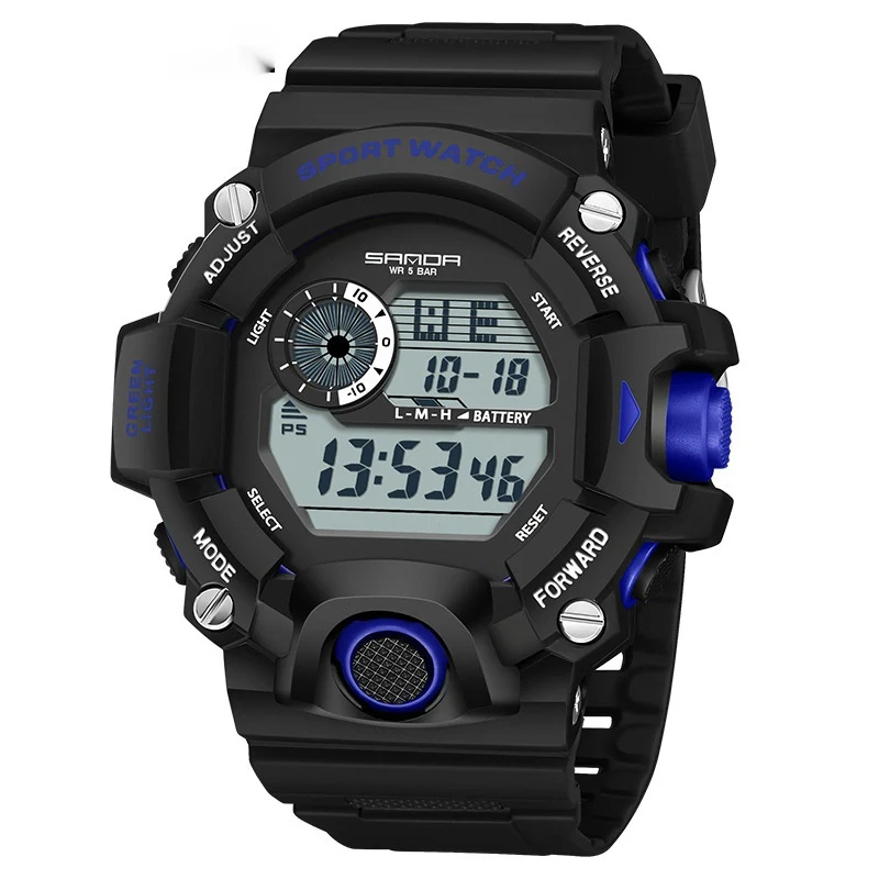 Sanda Digital waterproof watch for Teens - Image 4