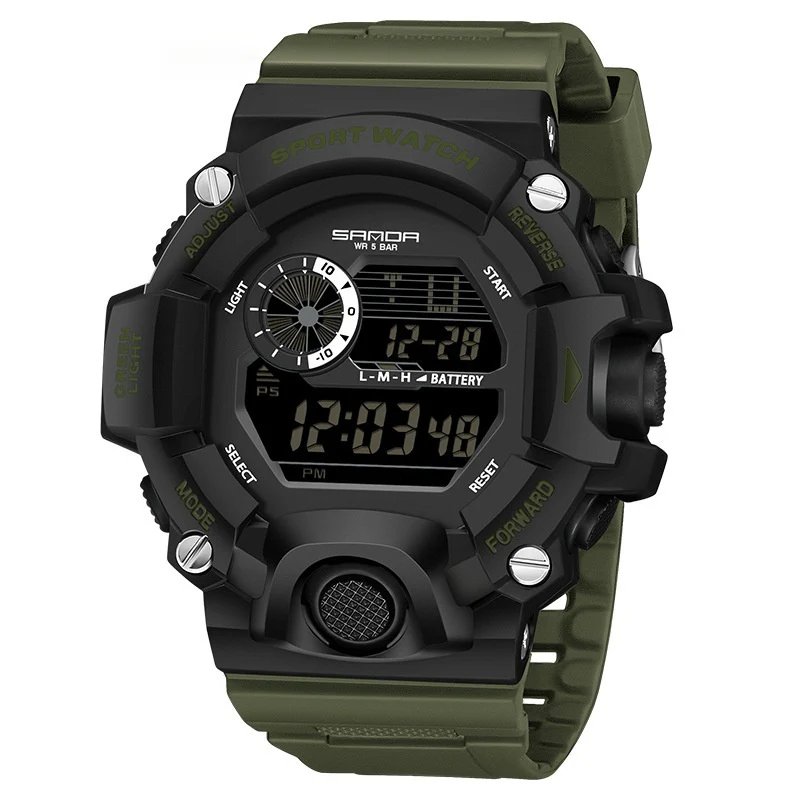 Sanda Digital waterproof watch for Teens - Image 5