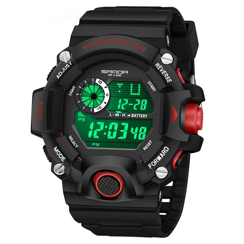 Sanda Digital waterproof watch for Teens - Image 6