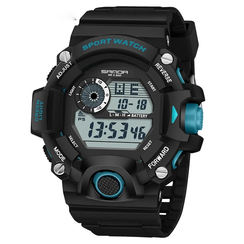 Sanda Digital waterproof watch for Teens - Image 8