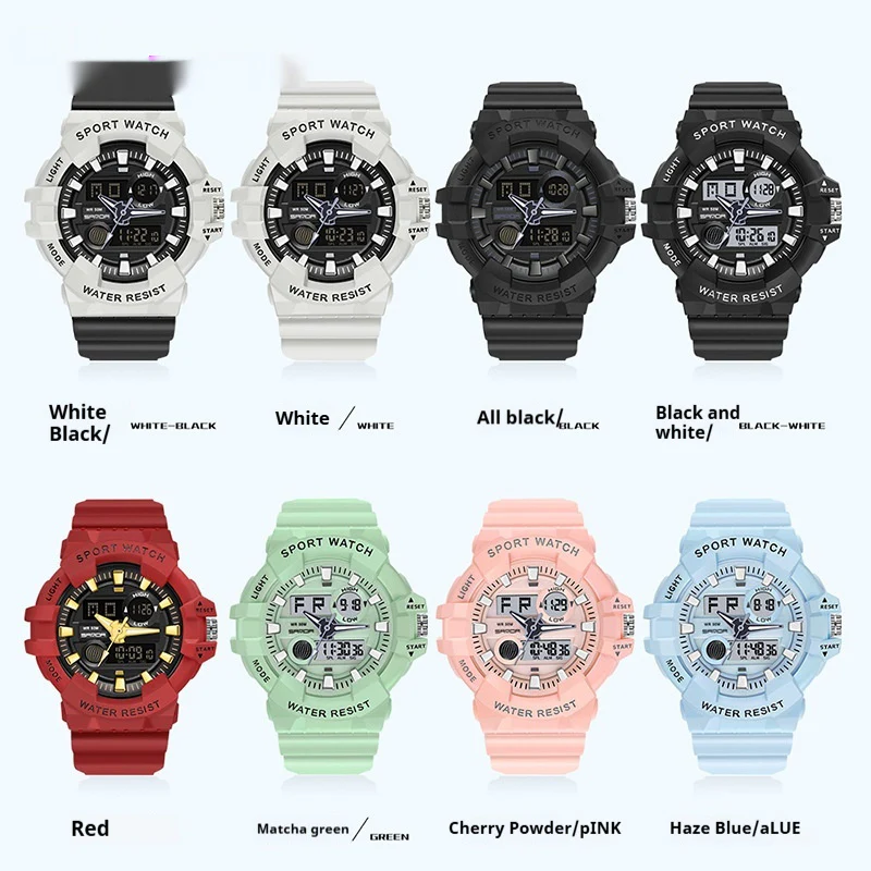 Sanda Trendy Sports Watch Waterproof Large Dial Luminous Unisex watch - Image 4