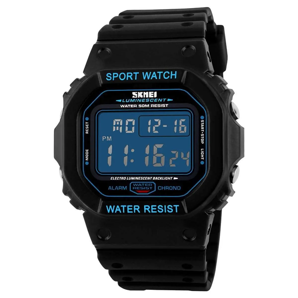 Skmei 1134 Original square dial Digital waterproof watch for Men - Image 2