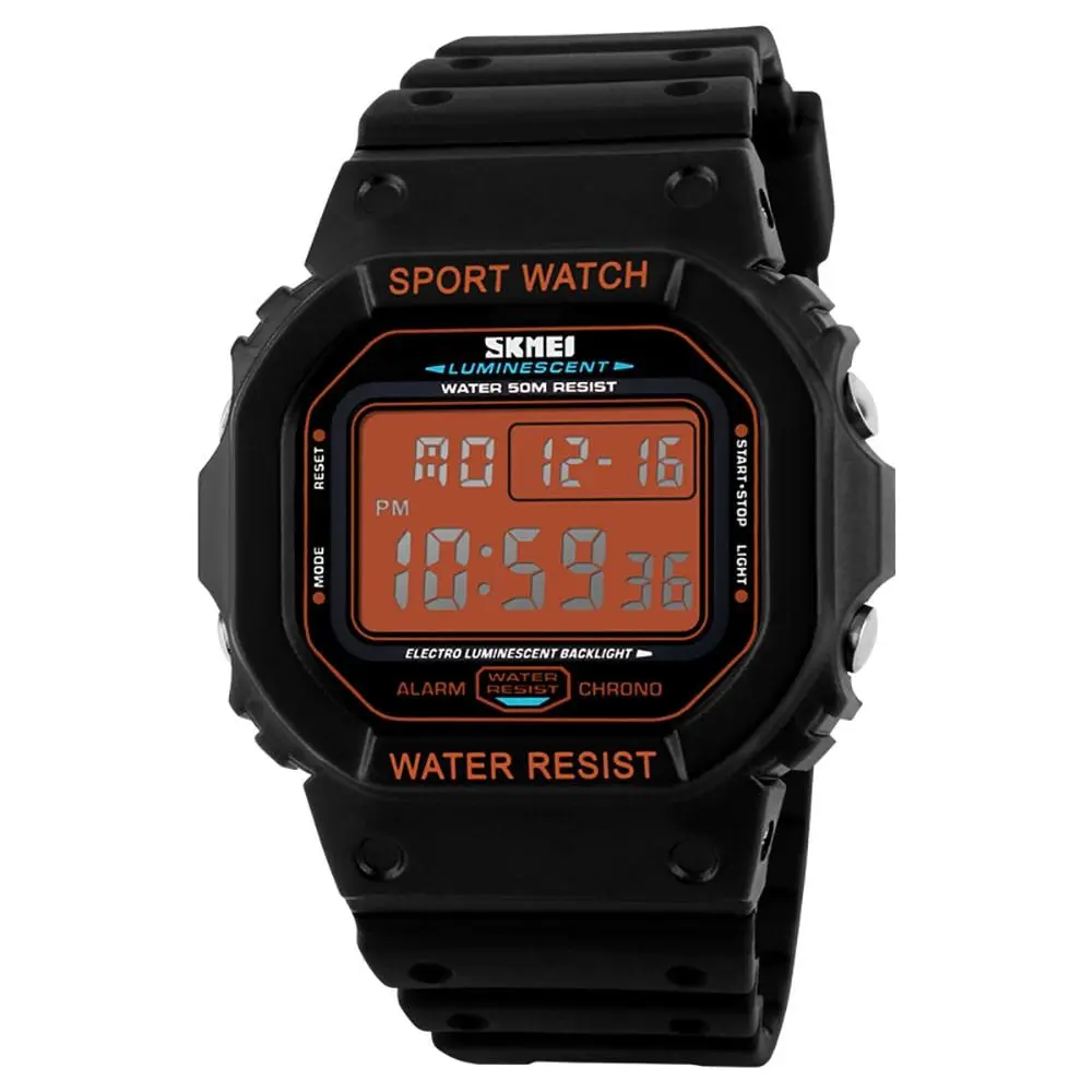 Skmei 1134 Original square dial Digital waterproof watch for Men - Image 3