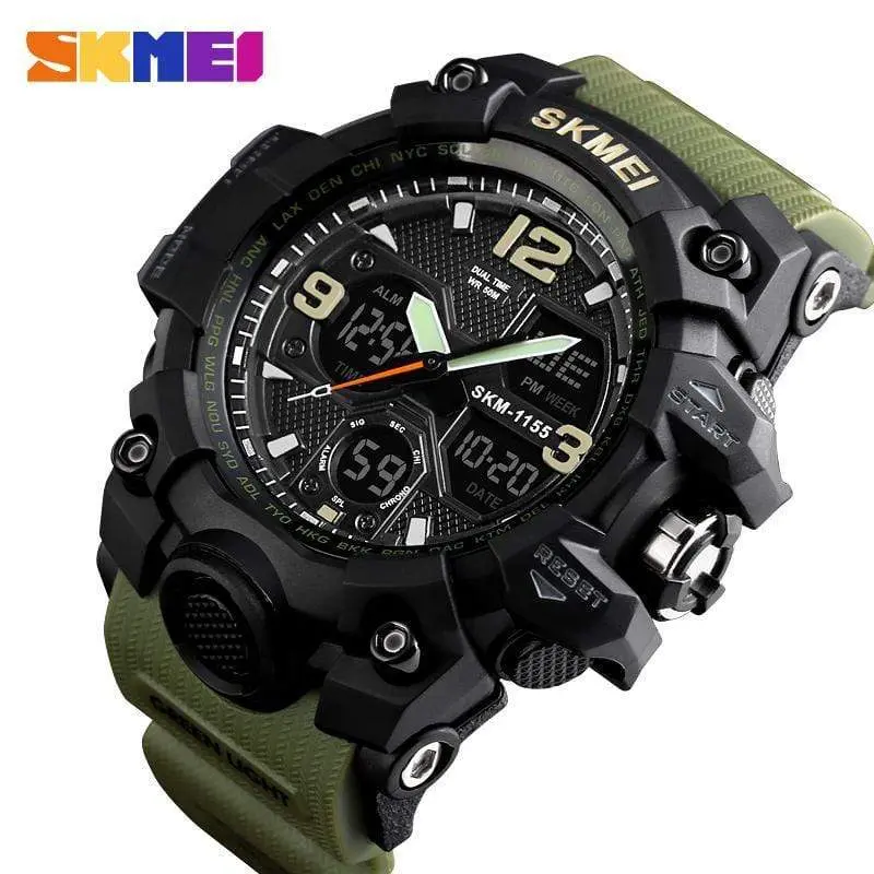 Skmei 1155B Original Analog Digital waterproof Sports watch for men - Image 4