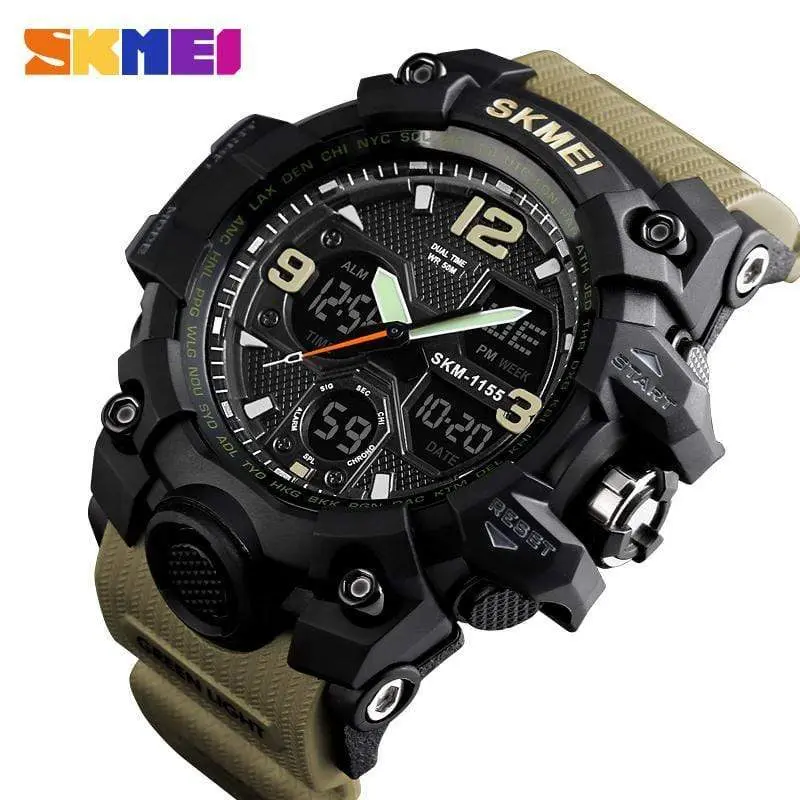 Skmei 1155B Original Analog Digital waterproof Sports watch for men - Image 6