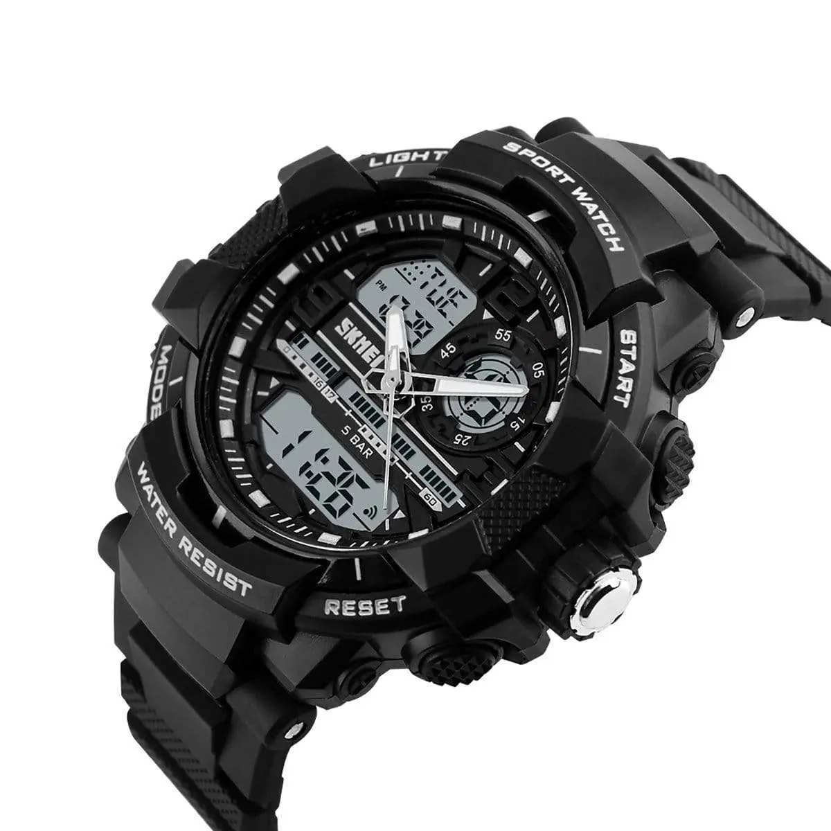 Skmei 1164 Original 3time Analog Digital waterproof sports watch For Men - Image 4
