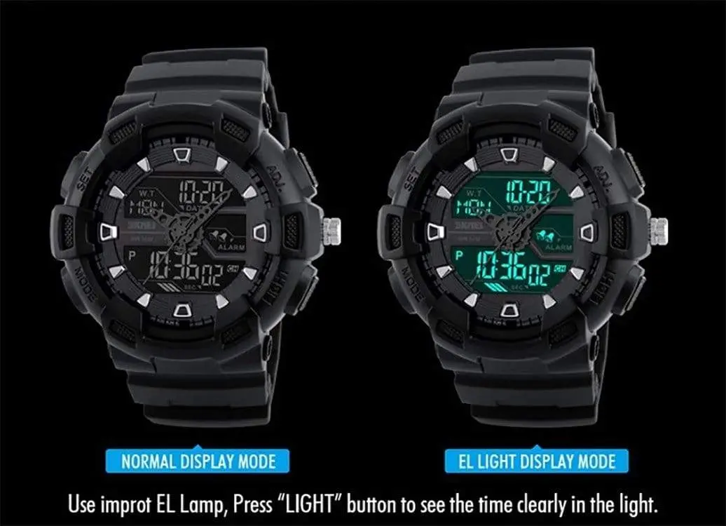 Skmei 1189 Original Analog Digital waterproof sport watch for Boys For Men - Image 10