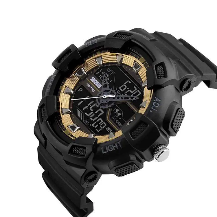 Skmei 1189 Original Analog Digital waterproof sport watch for Boys For Men - Image 5