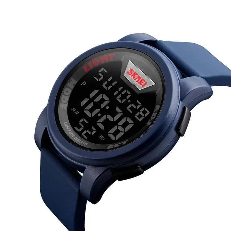 Skmei 1218 Original Digital Alarm Stopwatch waterproof sports watch for Men - Image 4