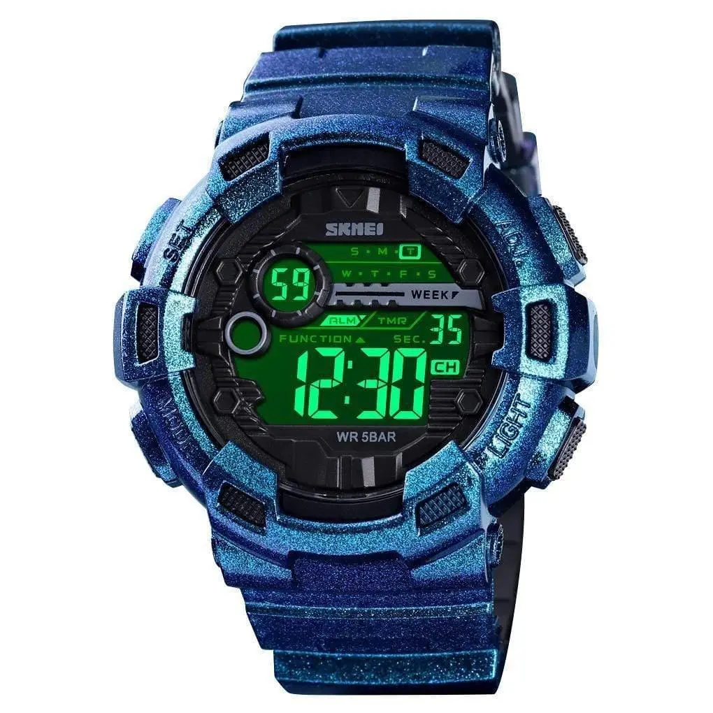 Skmei 1243 Original Digital waterproof Sports wrist watch Chronograph for Boys For Men - Image 5