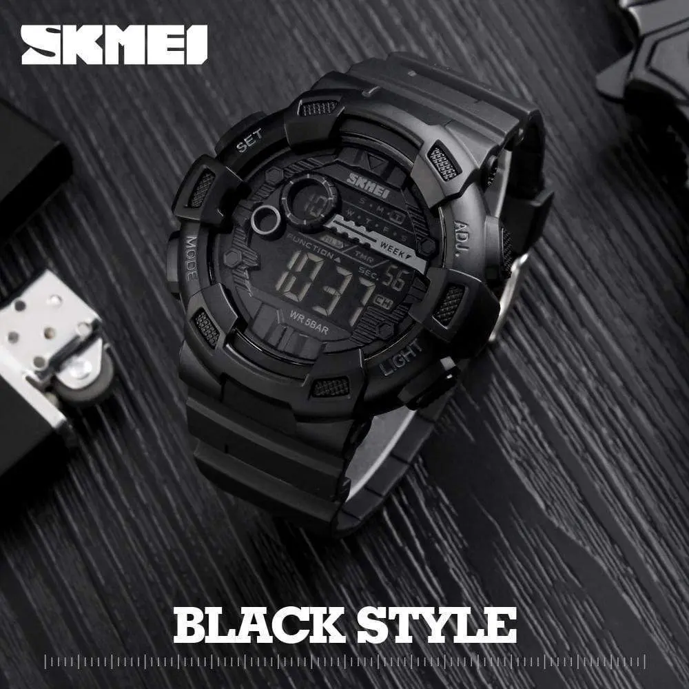 Skmei 1243 Original Digital waterproof Sports wrist watch Chronograph for Boys For Men - Image 7