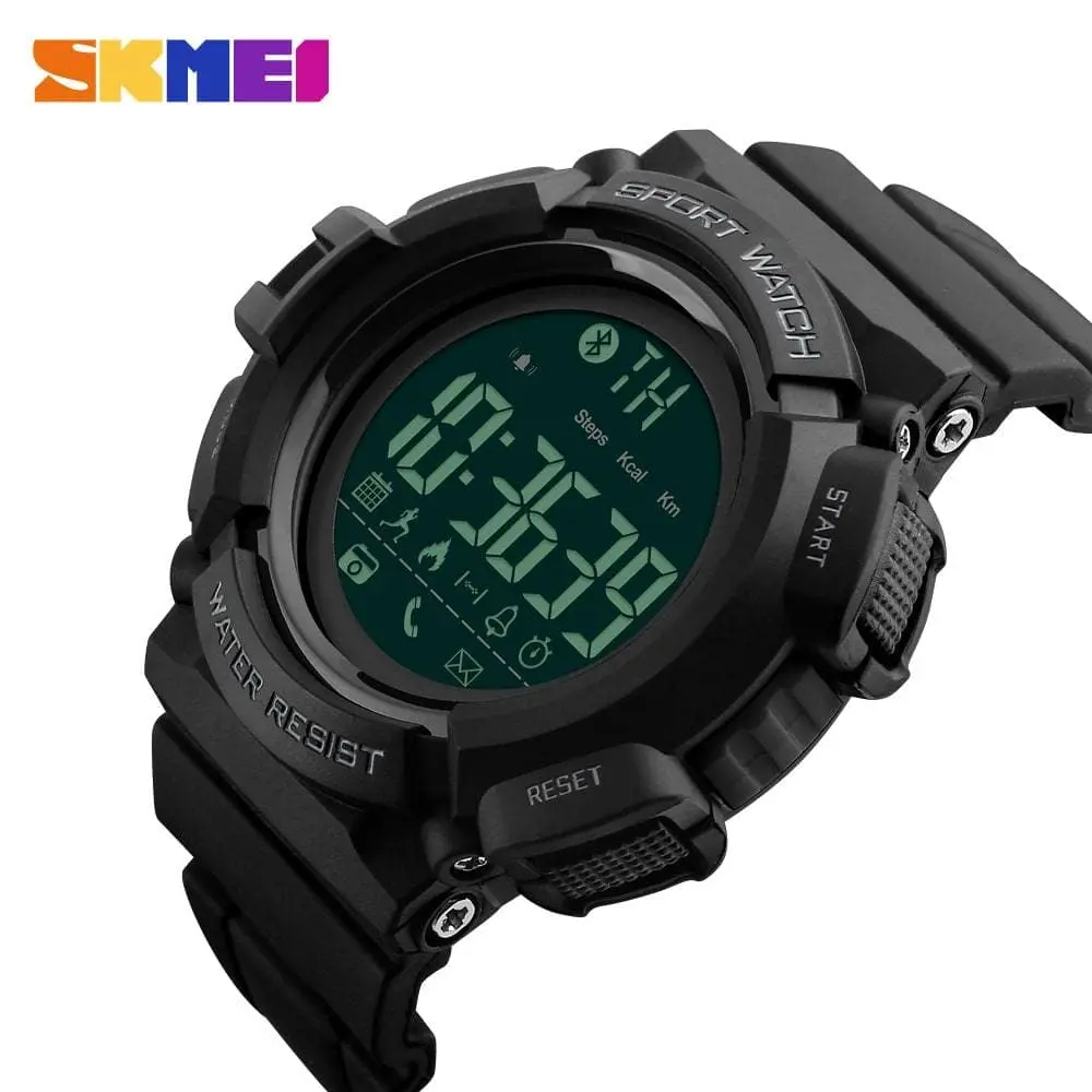 Skmei 1245 Smart watch Bluetooth watch Round digital watch for men - Image 6