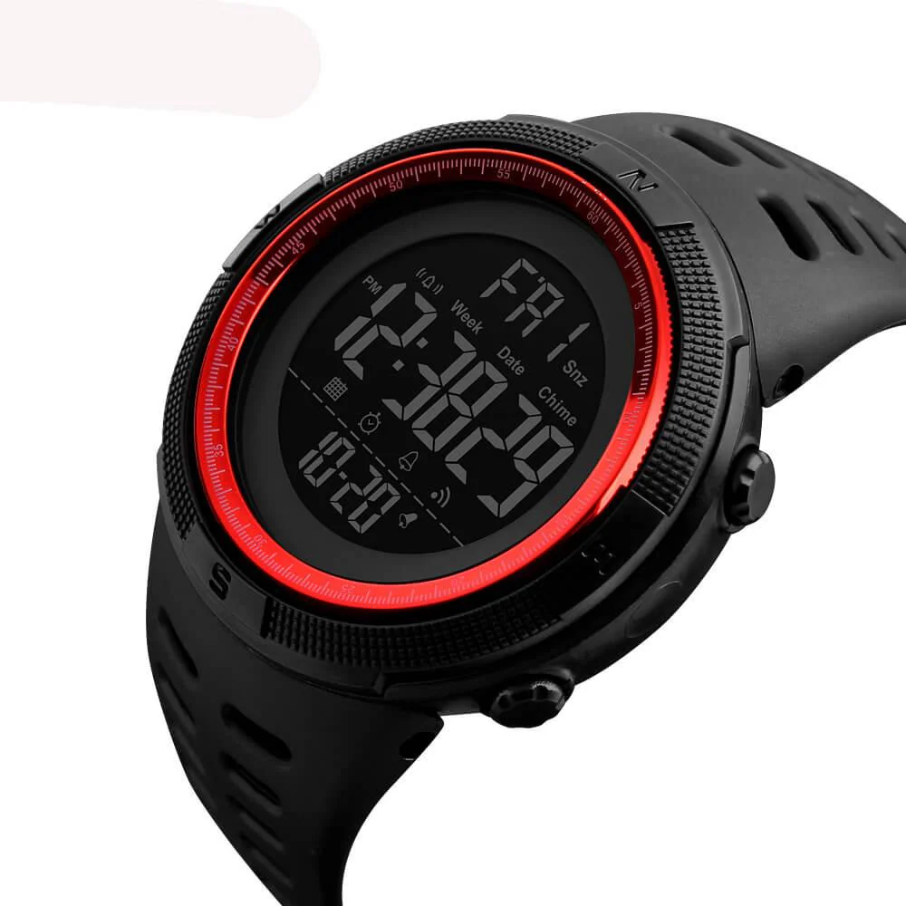 Skmei 1251 Original Digital Sports Watch Red - Image 3