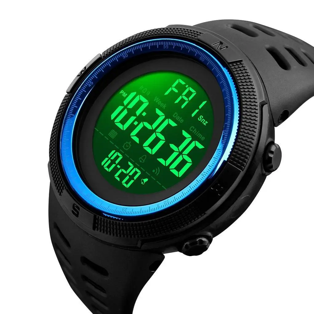 Skmei 1251 Original Digital Waterproof Sports Watch for Men Blue - Image 3
