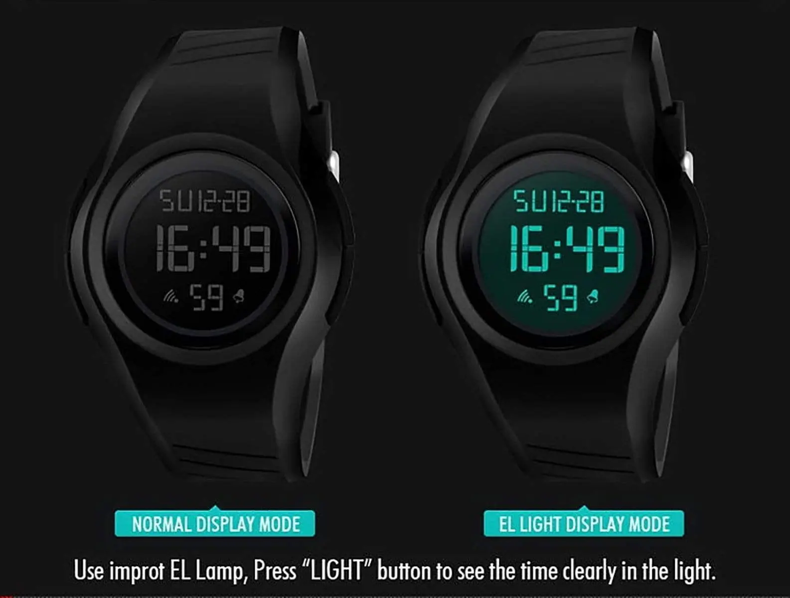 Skmei 1269 Original Digital waterproof designer watch for Girls Women - Image 5