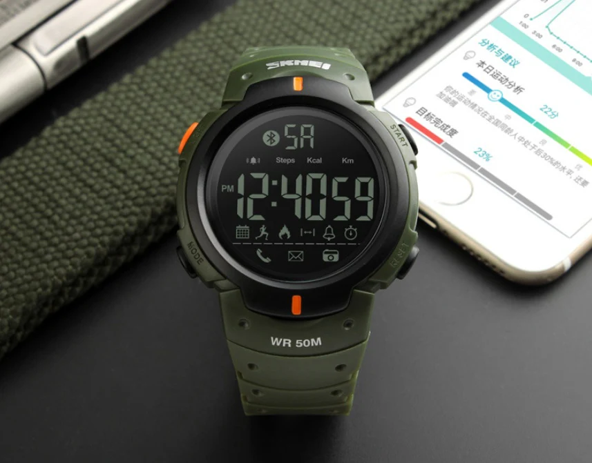 Skmei 1301 Digital Smart watch for men with Calories Pedometer and Alarm - Image 6
